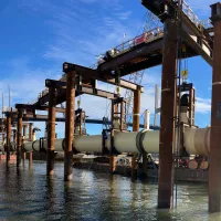 usine de traitement des eaux usées, Annacis