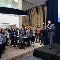 Pom Lounge opening ceremony.