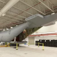 Sedley S. Blanchard Air Mobility Training Centre, an example of Pomerleau works in military construction.