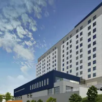 Halifax Accommodation, Dining & Messing Facilities (Tribute Tower) in Halifax, Nova Scotia, built by Pomerleau.