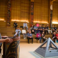 Male giving a speech