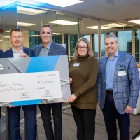 Opening of state-of-the-art offices in downtown Vancouver, unique and immersive experience at the heart of construction innovation, donation to the charity RainCity Housing