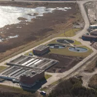 Wastewater Treatment Facility in New Brunswick, an example of Pomerleau's expertise in the Water and Wastewater Treatment Systems Construction Sector