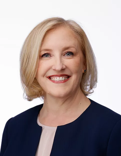 Woman smiling