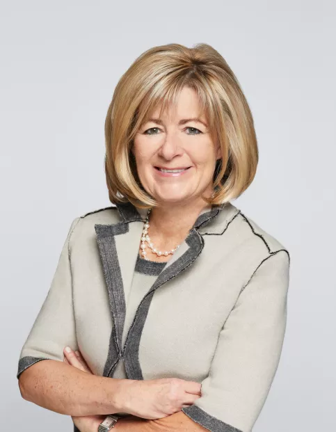Woman smiling