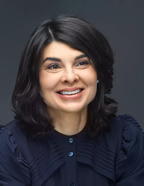 Woman smiling