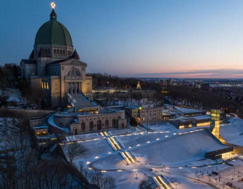 Rénovation de l'Oratoire Saint-Joseph à Montréal par Pomerleau