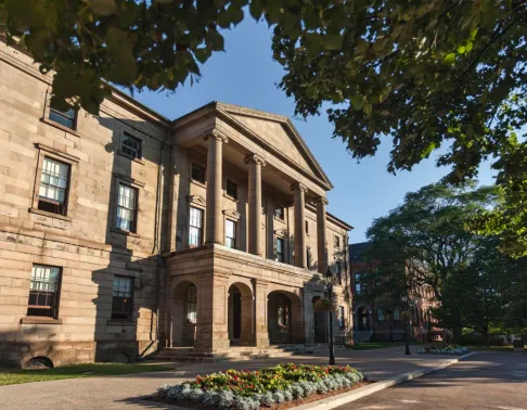 The restoration of the Province House in Charlottetoen, in PEI, a project of Pomerleau