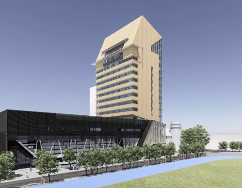University of Toronto Academic Wood Tower: A Showcase of Mass Timber Innovation by Pomerleau