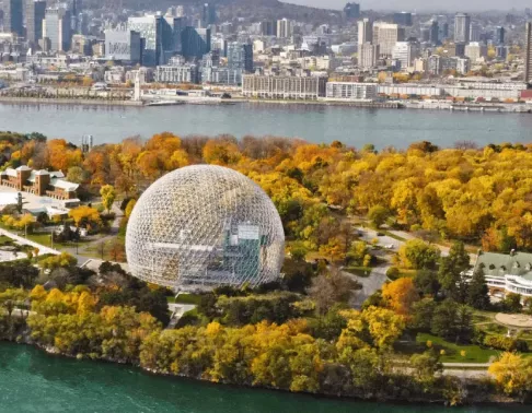 Projet de terrassement autour du Parc Jean-Drapeau par Pomerleau