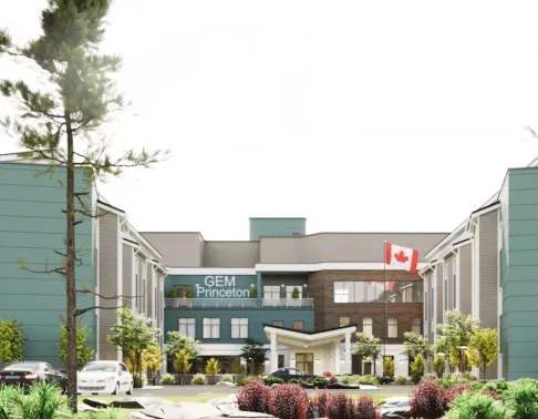 Rendering of the Princeton Long-Term Care Centre in Spryfield, Nova Scotia, built by Pomerleau.