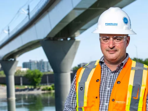 Male construction worker