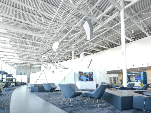 airport seating are