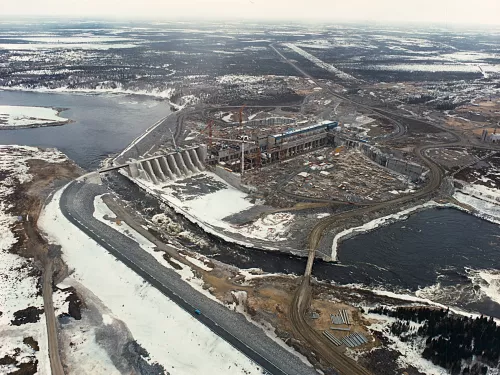 bird's eye view of infrastructure