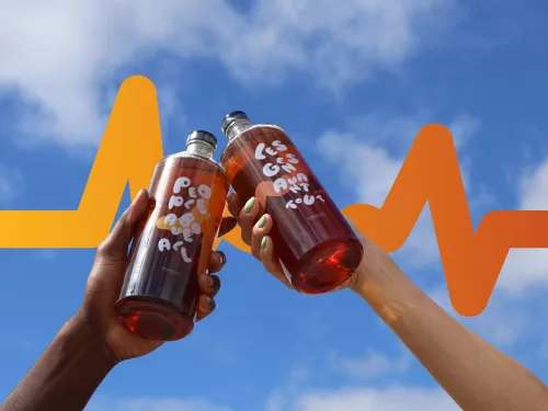 Maple syrup bottles