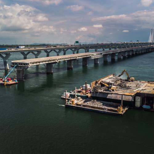 Pont Champlain deconstruction