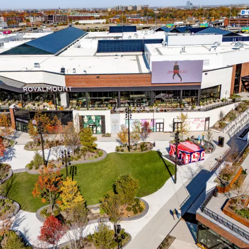 Royalmount Shopping Centre in Montreal, Quebec, an example of Pomerleau's expertise in commercial construction