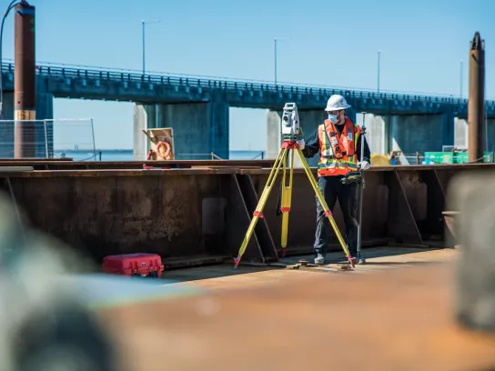 Construction worker onsite
