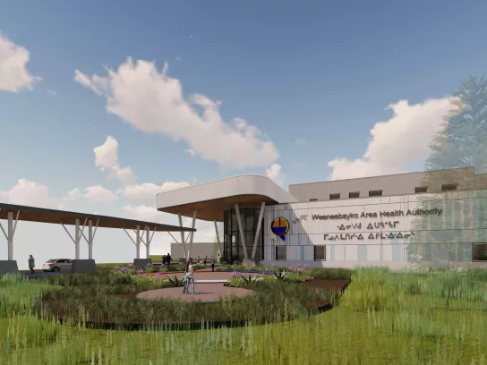 Perspective du jardin de guérison MFHC