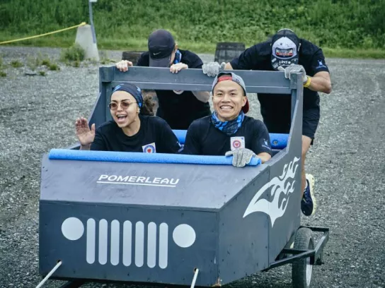 People participating in a game