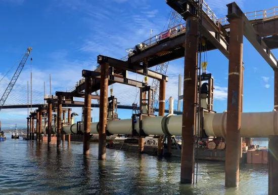 usine de traitement des eaux usées, Annacis