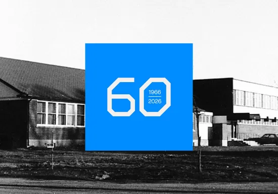 Pomerleau célèbre ses 60 ans d'existence dans l'industrie de la construction au Canada.