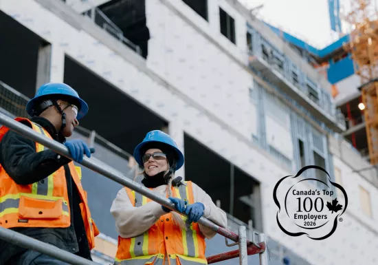 For the 6th Consecutive Year, Pomerleau Ranks Among Canada’s Top 100 Employers 