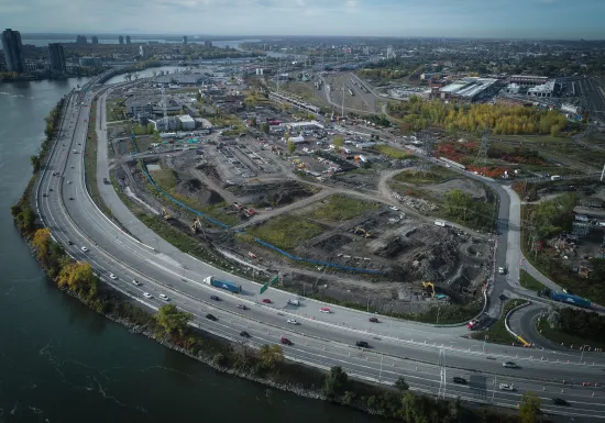 Écran d'étanchéité pointe saint charles