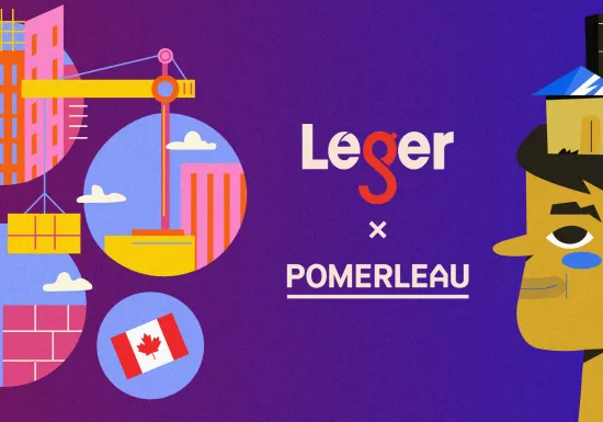 Léger x Pomerleau : illustration sur l'industrie de la construction canadienne