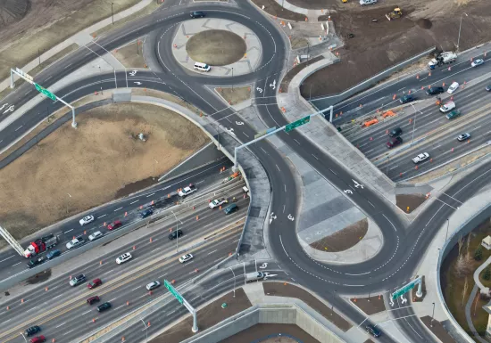 Échangeur autoroutier, avenue Flanders