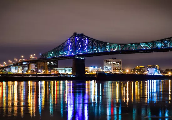 Illumination Du Pont Jacques-Cartier