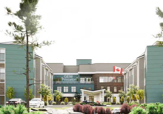 Rendering of the Princeton Long-Term Care Centre in Spryfield, Nova Scotia, built by Pomerleau.