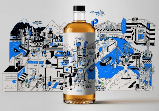 2026 Pomerleau Maple Syrup Campaign for its 60th Anniversary - Illustration by Carson Ting
