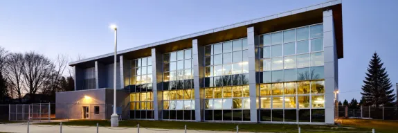 The construction of a new energy centre, Dr. Georges-L.-Dumont Hospital Energy Centre in Moncton, NB, by Pomerleau.