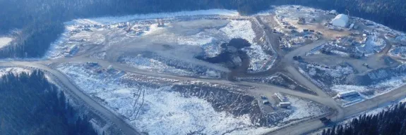 Chantier de construction de La Romaine au Québec par Pomerleau - La Romaine construction project in Quebec by Pomerleau