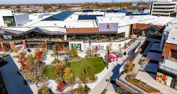 Royalmount Shopping Centre in Montreal, Quebec, an example of Pomerleau's expertise in commercial construction