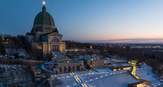 Redevelopment and modernization of Saint Joseph's Oratory in Montreal, an example of a cultural construction project built by Pomerleau