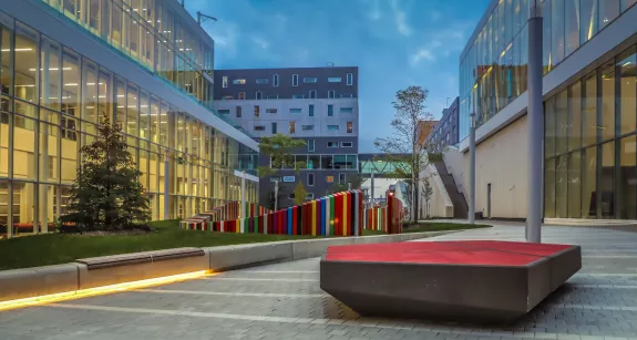 ETS (School of High Technology) D Pavilion Construction in Montreal, Quebec, an example of a construction project in education built by Pomerleau