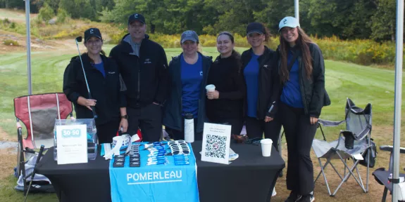 Employés de Pomerleau lors du Tournoi de golf Pomerleau Atlantique au profit de la  Société de leucémie et lymphome du Canada (SLLC).