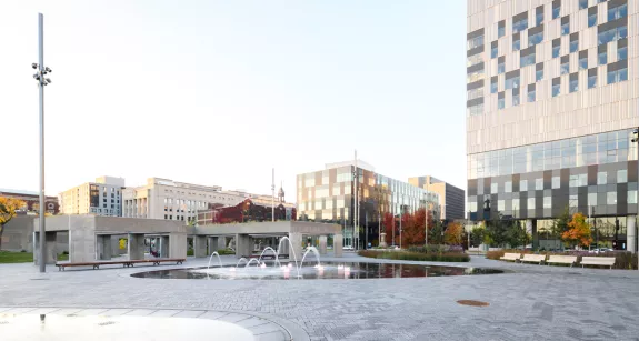 Viger Square Redevelopment in Montreal, Quebec, an example of Pomerleau's expertise in the urban infrastructure construction sector