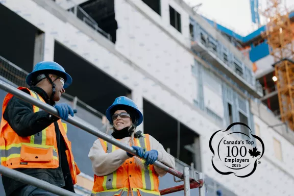 For the 6th Consecutive Year, Pomerleau Ranks Among Canada’s Top 100 Employers 