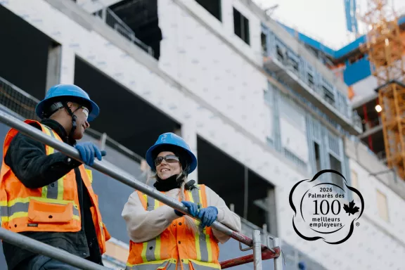 Pour la 6e année consécutive, Pomerleau figure parmi les 100 meilleurs employeurs au Canada  