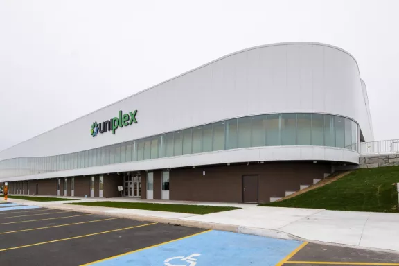 The UNIPlex Intergenerational Community Complex, in Dieppe, New-Brunswick, built by Pomerleau.