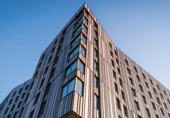 The University of Toronto New Student Residence, Harmony Commons in Scarborough, Ontario, an example of Pomerleau's expertise in Passive House construction methods