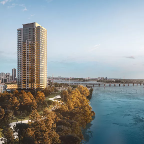 Apartment towers