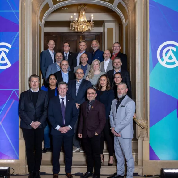 Employees and Directors of Pomerleau at the Canadian Construction Association Conference in 2025