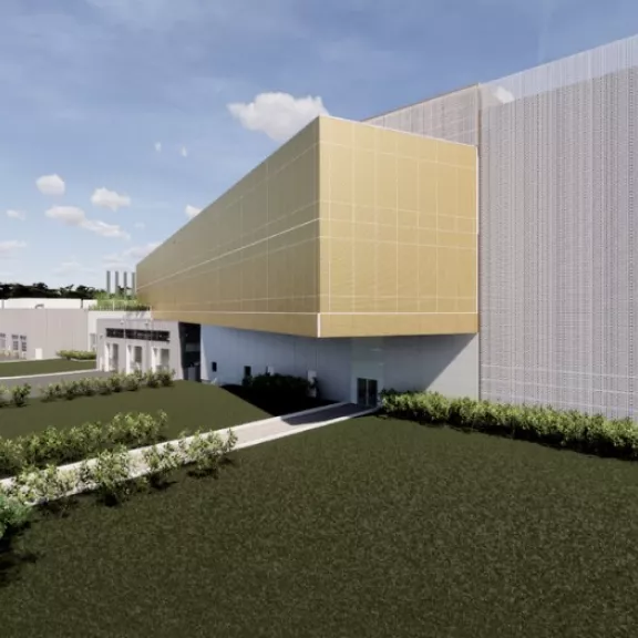 Rendering of bus facility