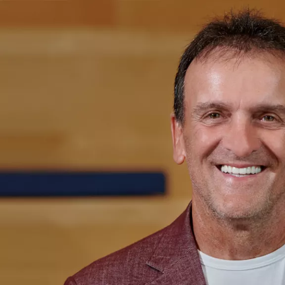 Man smiling