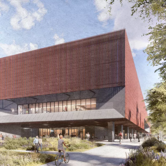 Western North York Community Recreation & Child Care Centre in Toronto constructed by Pomerleau