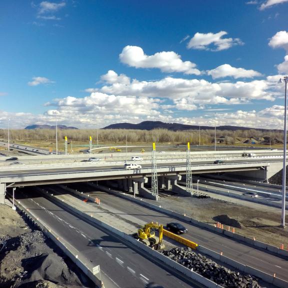 overpass on a highway